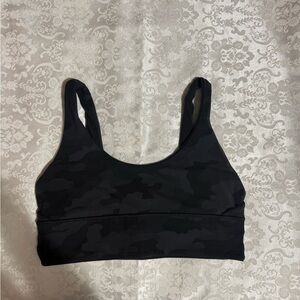 Lululemon Black Sports Bra with Racerback Design